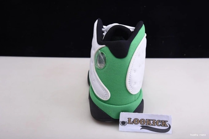 Rep Husky Air DB6537-113 Jordan 13 Green Lucky 0806